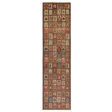 Sarough Persian Rug Multicolor 383 x 100 cm
