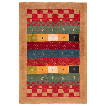 Gabbeh persian Rug Multicolor 155 x 104 cm
