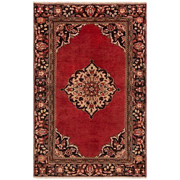Hamedan Borchaloo Persian Rug Red 160 x 103 cm