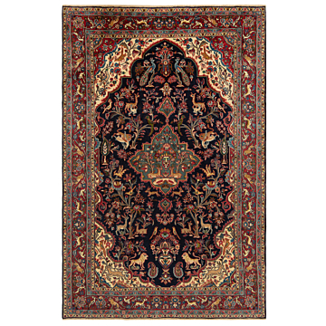 Mashhad Persian Rug Night Blue 295 x 195 cm