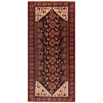 Balouch Persian Rug Night Blue 162 x 80 cm
