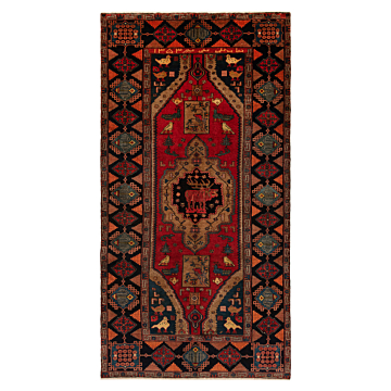 koliai Persian Rug Red 311 x 162 cm