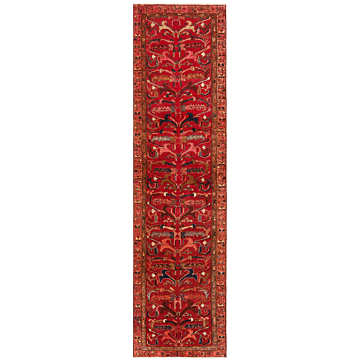 Hamedan Persian Rug Pink 384 x 102 cm