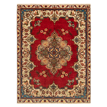 Tabriz Persian Rug Red 169 x 129 cm