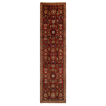 Ardebil Persian Rug Red 412 x 108 cm