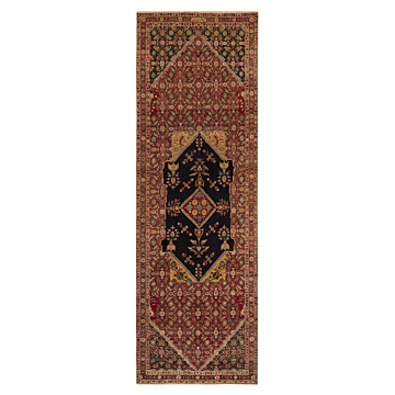 Tabriz Patina Adimi Persian Rug Red 412 x 137 cm
