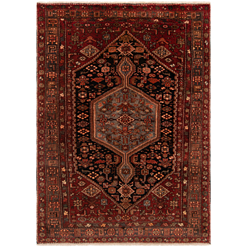Gholtogh Persian Rug Black 190 x 137 cm