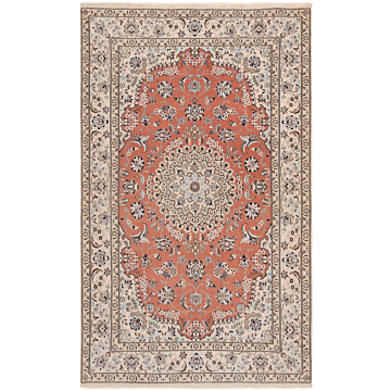 Nain 9la Persian Rug Orange 260 x 159 cm