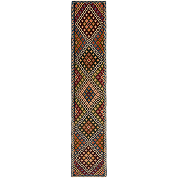 Yalameh Persian Rug Multicolor 362 x 71 cm