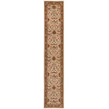 Tabriz Tabatabai Persian Rug Beige-Cream 359 x 68 cm