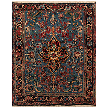 Bidjar Persian Rug Blue 83 x 69 cm