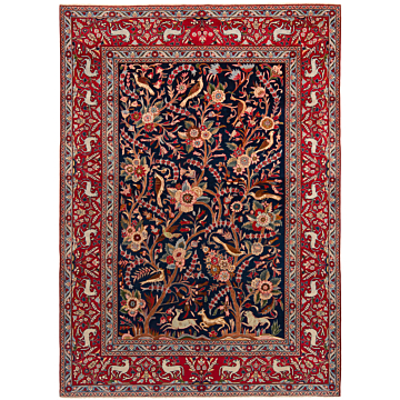 Najafabad Persian Rug Night Blue 309 x 220 cm