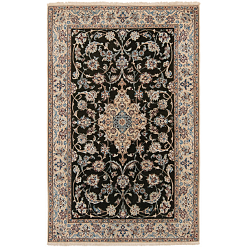 Nain 6la Persian Rug Green 150 x 97 cm