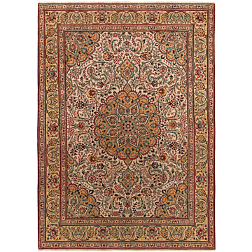Tabriz Persian Rug Beige-Cream 203 x 149 cm