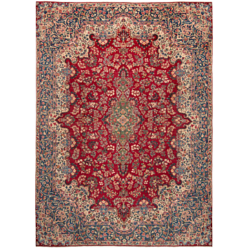 Kerman Persian Rug Red 400 x 290 cm