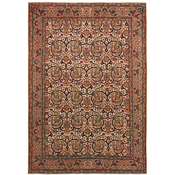 Tabriz Farshbaf Persian Rug Beige-Cream 338 x 236 cm