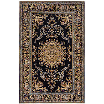 Kashan Persian Rug Night Blue 215 x 139 cm