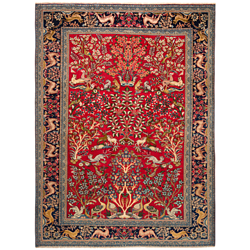 Najafabad Persian Rug Red 326 x 240 cm