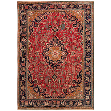 Tabriz Persian Rug Red 357 x 251 cm