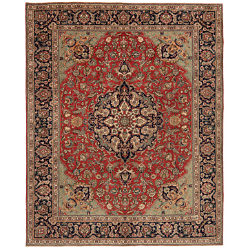 Tabriz Ghamari Persian Rug Red 360 x 292 cm