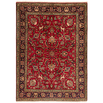 Tabriz Persian Rug Red 193 x 140 cm