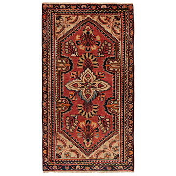 Hamedan Persian Rug Red 118 x 66 cm