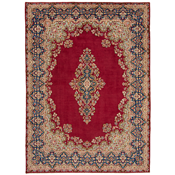 Kerman Persian Rug Red 362 x 266 cm