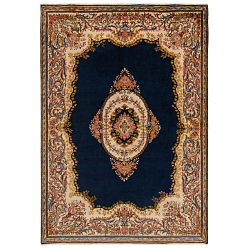 Kerman Persian Rug Night Blue 265 x 183 cm