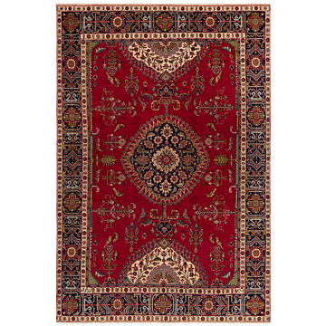 Tabriz Persian Rug Red 285 x 195 cm