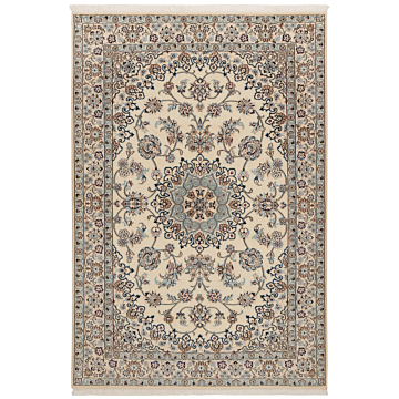 Nain 9La Persian Rug Beige-Cream 205 x 141 cm