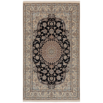 Nain 9La Persian Rug Night Blue 261 x 155 cm