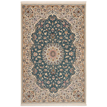 Nain 9La Persian Rug Green 231 x 152 cm