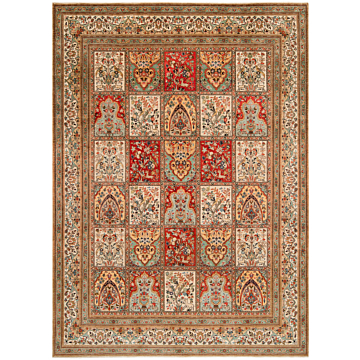 Tabriz Tabatabai Persian Rug Beige-Cream 386 x 282 cm