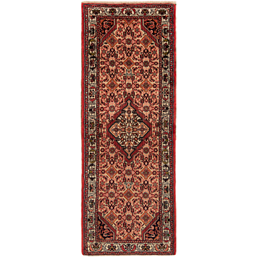 Hamedan Tajabad Persian Rug Pink 206 x 77 cm