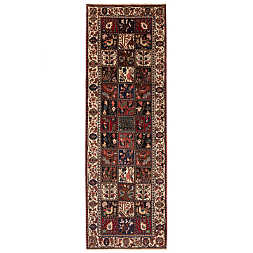 Bakhtiar Persian Rug Brown 295 x 98 cm