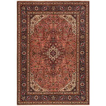 Tabriz Persian Rug Pink 287 x 205 cm