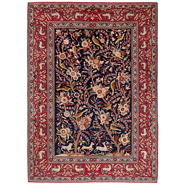 Najafabad Persian Rug Night Blue 305 x 219 cm