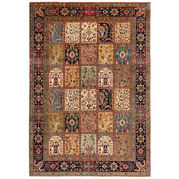 Tabriz Persian Rug Multicolor 346 x 244 cm