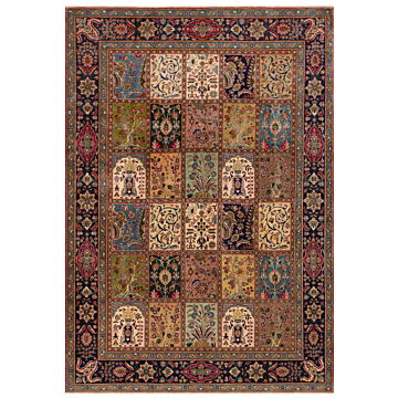 Tabriz Persian Rug Multicolor 345 x 248 cm