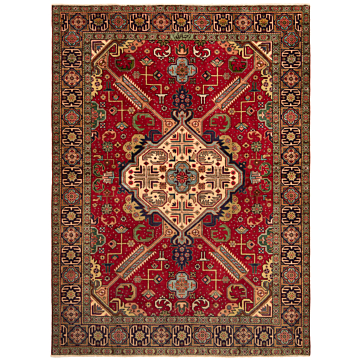 Tabriz Ghanbari Persian Rug Red 193 x 141 cm