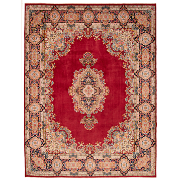 Kerman Nasiri Persian Rug Red 445 x 339 cm