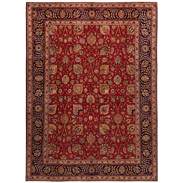 Tabriz Persian Rug Red 392 x 288 cm
