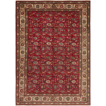Tabriz Persian Rug Red 338 x 238 cm