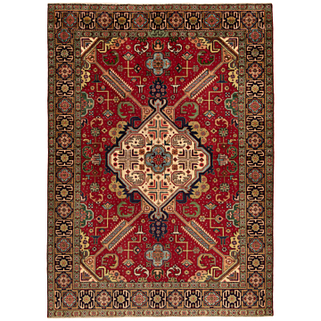 Tabriz Persian Rug Red 192 x 140 cm