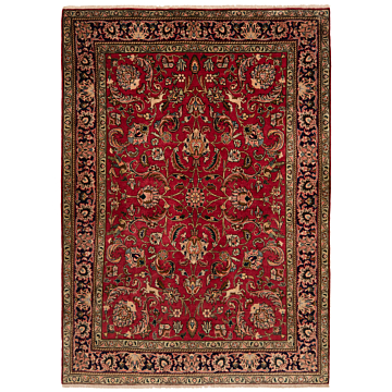 Tabriz Persian Rug Red 194 x 141 cm