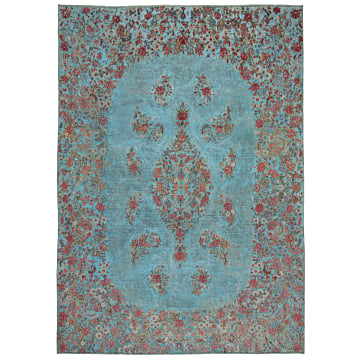 Vintage Rug Blue 371 x 267 cm