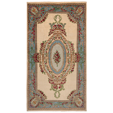 Kerman Persian Rug Beige-Cream 596 x 326 cm