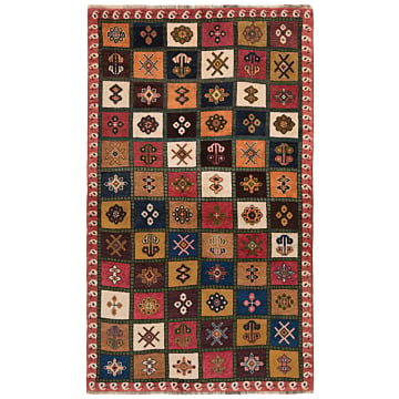 Gabbeh persian Rug Multicolor 194 x 115 cm