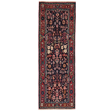 Hamedan Persian Rug Night Blue 200 x 70 cm
