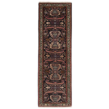 Hamedan Persian Rug Night Blue 230 x 70 cm
